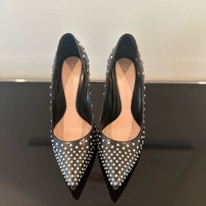 Alexander McQueen Black Studded Heels